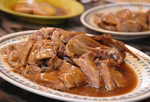 Juicy and succulent braised duck at Kan Heong Restaurant